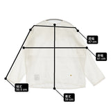 45R/45rpm インドカディのコードde刺繍Tシャツ 定価41800円 ブラウス シャツ ホワイト レディース フォーティーファイブアールピーエム【中古】6-0712M♪