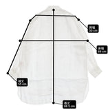 45R/45rpm pate a chou パトアシュ ビーズ刺繍 手刺繍 インド製 リネン 定価121000円 チュニック ホワイト レディース フォーティーファイブアールピーエム【中古】6-0712M♪
