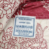 45R/45rpm インドカディブロックプリントのパッチワークブラウス 定価79200円 ブラウス シャツ 26SS キナリ レッド レディース フォーティーファイブアールピーエム【中古】6-0712M♪