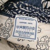 45R/45rpm インドカディブロックプリントのパッチワークブラウス 定価79200円 ブラウス シャツ 26SS キナリ ネイビー レディース フォーティーファイブアールピーエム【中古】6-0712M♪
