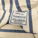 45R/45rpm スーピマオックスの908バスクボーダーTシャツ 定価50600円 ブラウス シャツ 26SS アイボリー ブルー レディース フォーティーファイブアールピーエム【中古】6-0712M♪
