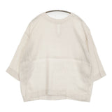 45R/45rpm リネンキュプラツイルTシャツ 定価25300円 ブラウス シャツ オフホワイト系 ベージュ系 レディース フォーティーファイブアールピーエム【中古】6-0712M♪