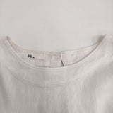 45R/45rpm リネンキュプラツイルTシャツ 定価25300円 ブラウス シャツ オフホワイト系 ベージュ系 レディース フォーティーファイブアールピーエム【中古】6-0712M♪
