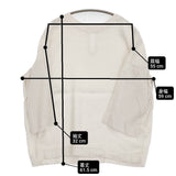 45R/45rpm リネンキュプラツイルTシャツ 定価25300円 ブラウス シャツ オフホワイト系 ベージュ系 レディース フォーティーファイブアールピーエム【中古】6-0712M♪