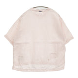 45R/45rpm リネンの908VネックTシャツ 定価27500円 プルオーバー ブラウス シャツ ピンク レディース フォーティーファイブアールピーエム【中古】6-0712S♪