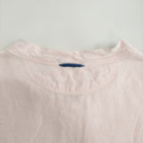 45R/45rpm リネンの908VネックTシャツ 定価27500円 プルオーバー ブラウス シャツ ピンク レディース フォーティーファイブアールピーエム【中古】6-0712S♪