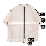 45R/45rpm リネンの908VネックTシャツ 定価27500円 プルオーバー ブラウス シャツ ピンク レディース フォーティーファイブアールピーエム【中古】6-0712S♪
