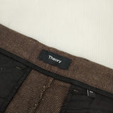 theory ZAINE SW ST MERCER TWILL テーパードスラックス サイズ32 パンツ ブラウン メンズ セオリー【中古】6-0912T∞