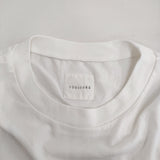 Toujours スリーブレスコンビネーションTシャツ コットンシルク 定価35200円 カットソー 25SS ホワイト レディース トゥジュー【中古】6-0724S♪