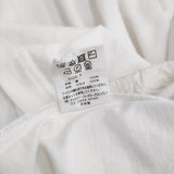 Toujours スリーブレスコンビネーションTシャツ コットンシルク 定価35200円 カットソー 25SS ホワイト レディース トゥジュー【中古】6-0724S♪