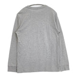 POLO RALPH LAUREN ポニー刺繍 L/G 14-16 長袖Ｔシャツ カットソー ロンＴ グレー レディース ポロ・ラルフローレン【中古】6-1003M∞