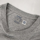 POLO RALPH LAUREN ポニー刺繍 L/G 14-16 長袖Ｔシャツ カットソー ロンＴ グレー レディース ポロ・ラルフローレン【中古】6-1003M∞