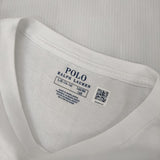POLO RALPH LAUREN ポニー刺繍 L/G 14-16 長袖Ｔシャツ カットソー ロンＴ ホワイト レディース ポロ・ラルフローレン【中古】6-1003M∞