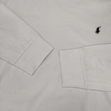 POLO RALPH LAUREN ポニー刺繍 L/G 14-16 長袖Ｔシャツ カットソー ロンＴ ホワイト レディース ポロ・ラルフローレン【中古】6-1003M∞
