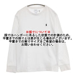POLO RALPH LAUREN ポニー刺繍 L/G 14-16 長袖Ｔシャツ カットソー ロンＴ ホワイト レディース ポロ・ラルフローレン【中古】6-1003M∞