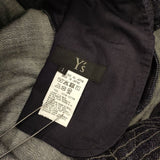 Y's 8OZ WAIST STRING WIDE DENIM PANTS YM-P04-028 サイズ1 デニムパンツ ネイビー レディース ワイズ/Yohji【中古】6-0822G∞