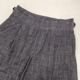 Y's 8OZ WAIST STRING WIDE DENIM PANTS YM-P04-028 サイズ1 デニムパンツ ネイビー レディース ワイズ/Yohji【中古】6-0822G∞