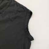 NO CONTROL AIR 120/2 王妃 コットン 天竺 フレンチスリーブ プルオーバー 定価8800円 カットソー ブラック レディース ノーコントロールエアー【中古】6-0717S♪