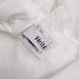 veritecoeur サイドポケットパンツ 定価28600円 VC-2733 日本製 イージー パンツ 25SS ホワイト レディース ヴェリテクール【中古】6-0721M♪