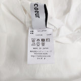 veritecoeur サイドポケットパンツ 定価28600円 VC-2733 日本製 イージー パンツ 25SS ホワイト レディース ヴェリテクール【中古】6-0721M♪