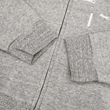 Y's FLEECE BUTTON HOLE FOAM PRINT SHORT HOODIE YX-T62-066 パーカー 21AW グレー レディース ワイズ/Yohji【中古】6-1003M∞