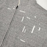 Y's FLEECE BUTTON HOLE FOAM PRINT SHORT HOODIE YX-T62-066 パーカー 21AW グレー レディース ワイズ/Yohji【中古】6-1003M∞