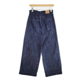 Conges payes LILY サイズ36 ワイドストレート デニムパンツ ネイビー レディース コンジェ ペイエ【中古】6-0905G∞
