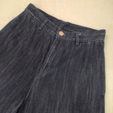 Conges payes LILY サイズ36 ワイドストレート デニムパンツ ネイビー レディース コンジェ ペイエ【中古】6-0905G∞