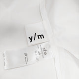 y/m 新品 カシュクールワンピース 520CAY33-1560 ロング丈 サイズ38 ワンピース ホワイト レディース イム【中古】6-0805G◎