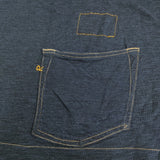 45R/45rpm 908オーシャンTシャツ サイズ3 ポケット付き 半袖Ｔシャツ カットソー ネイビー レディース フォーティーファイブアールピーエム【中古】6-0712S♪