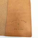 ARTS&SCIENCE 未使用品 レザー 牛革 084P015896-25-009 ブックカバー キャメル レディース アーツ&サイエンス【中古】6-0713G◎