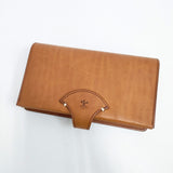 ARTS&SCIENCE 未使用品 Jabara long wallet 084W002896 牛革 長財布 キャメル レディース アーツ&サイエンス【中古】6-0713G◎