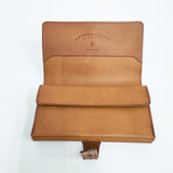 ARTS&SCIENCE 未使用品 Jabara long wallet 084W002896 牛革 長財布 キャメル レディース アーツ&サイエンス【中古】6-0713G◎
