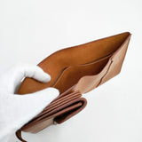 ARTS&SCIENCE Jabara short wallet レザー 二つ折り財布 キャメル レディース アーツ&サイエンス【中古】6-0713G◎