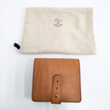 ARTS&SCIENCE Jabara short wallet レザー 二つ折り財布 キャメル レディース アーツ&サイエンス【中古】6-0713G◎