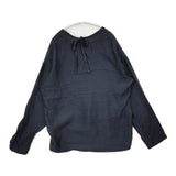 BLAMINK シルク インティメイト ブラウス 定価49500円 7939-299-0001 ブラウス シャツ ネイビー レディース ブラミンク【中古】6-0912M∞