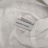 adam et Rope ラッフルショルダーブラウス GAH-20190-B 七分袖 ブラウス シャツ ホワイト レディース アダムエロペ【中古】6-0919M∞
