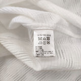 UNITED ARROWS C/N フラワージャカードシャツ 定価33000円 シアー 半袖シャツ ホワイト レディース ユナイテッドアローズ【中古】6-0717S♪