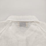 UNITED ARROWS C/N フラワージャカードシャツ 定価33000円 シアー 半袖シャツ ホワイト レディース ユナイテッドアローズ【中古】6-0717S♪