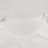 COMME des GARCONS ノースリーブカットソー GI-B006 サイズM カットオフ ブラウス シャツ AD2002 ホワイト レディース コムデギャルソン【中古】6-0717S♪