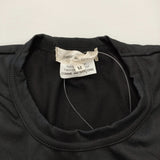COMME des GARCONS ポリエステル デザインTシャツ GC-T029 サイズM 半袖Ｔシャツ カットソー AD2008 ブラック レディース コムデギャルソン【中古】6-0717S♪