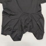 COMME des GARCONS ポリエステル デザインTシャツ GC-T029 サイズM 半袖Ｔシャツ カットソー AD2008 ブラック レディース コムデギャルソン【中古】6-0717S♪
