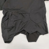 COMME des GARCONS ポリエステル デザインTシャツ GC-T029 サイズM 半袖Ｔシャツ カットソー AD2008 ブラック レディース コムデギャルソン【中古】6-0717S♪