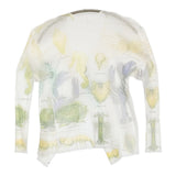 PLEATS PLEASE ISSEY MIYAKE Sea Animal Layered Set 海洋生物 羽織り カーディガン ホワイト レディース プリーツプリーズ【中古】6-0721M♪