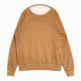 MIXTA RELUME C/N SWEAT WESTSIDE TABBY CAT裏起毛 スウェット 24aw キャメル レディース ミクスタ【中古】6-0918T♪