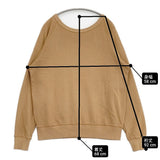 MIXTA RELUME C/N SWEAT WESTSIDE TABBY CAT裏起毛 スウェット 24aw キャメル レディース ミクスタ【中古】6-0918T♪