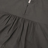 UNITED ARROWS 定価17600円 UWFM タックパフスリーブ ブラウス シャツ ブラック レディース ユナイテッドアローズ【中古】6-0905M∞