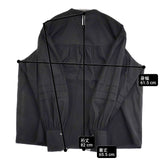 UNITED ARROWS 定価17600円 UWFM タックパフスリーブ ブラウス シャツ ブラック レディース ユナイテッドアローズ【中古】6-0905M∞