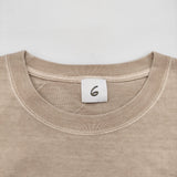 ROKU 6 BEAUTY&YOUTH GOING PLACES T-SHIRT 定価8800円 サイズL 半袖Ｔシャツ カットソー ベージュ レディース ロクビューティアンドユース【中古】6-0717S♪