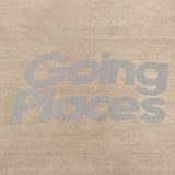 ROKU 6 BEAUTY&YOUTH GOING PLACES T-SHIRT 定価8800円 サイズL 半袖Ｔシャツ カットソー ベージュ レディース ロクビューティアンドユース【中古】6-0717S♪